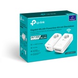 TP-Link TL-WPA1300P KIT 1300 Mbit/s Ethernet Wifi Blanco 2 pieza(s), PowerLAN 1300 Mbit/s, IEEE 1901, IEEE 802.3, IEEE 802.3u, Tipo E / F, Gigabit Ethernet, 10,100,1000 Mbit/s, Wi-Fi 5 (802.11ac)
