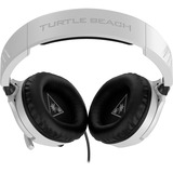 Turtle Beach Recon 70 Blanco Xbox Auriculares Multiplataforma para Juegos para Xbox Series X o S, Xbox One, PS5, PS4, PC y Mobile, Auriculares para gaming blanco, Xbox One, PS5, PS4, PC y Mobile, Alámbrico, Juego, 20 - 20000 Hz, 420 g, Auriculares, Blanco