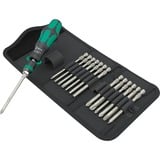 Wera Kraftform Kompakt 838 RA-R M Set 1, con función de trinquete, Conjuntos de bits negro/Verde