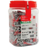 fischer Taco DUOPOWER 10x50 BigBox, Pasador gris claro/Rojo
