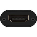 goobay Amplificador de señal HDMI 4K @ 30Hz, Alargador de HDMI negro