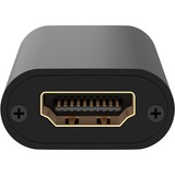 goobay Amplificador de señal HDMI 4K @ 30Hz, Alargador de HDMI negro