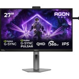 AOC AGON PRO AG276QSG2, Monitor de gaming negro/Gris