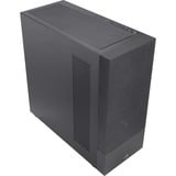 Aerocool CIPHERBKV1 Caja PC ATX Montaje Vertical GPU Frontal Mesh Negro, Cajas de torre negro, Midi Tower, PC, Negro, ATX, micro ATX, Mini-ITX, ABS, SPCC, Acero, 16 cm