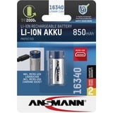 Ansmann Batería Li-Ion 16340 850mAh con puerto de carga 