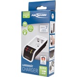 Ansmann Comfort Mini Pilas de uso doméstico CC, USB, Cargador blanco/Negro, Níquel-metal hidruro (NiMH), AA, AAA