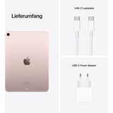 Apple iPad Air 5G LTE 256 GB 27,7 cm (10.9") Apple M 8 GB Wi-Fi 6 (802.11ax) iPadOS 15 Rosa, Tablet PC Oro rosa, 27,7 cm (10.9"), 2360 x 1640 Pixeles, 256 GB, 8 GB, iPadOS 15, Rosa