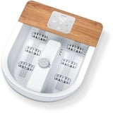 Beurer Baño de burbujas para pies FB 65, Baño para pies blanco/Madera