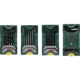 Bosch 2 607 017 071 broca Juego de brocas 21 pieza(s), Conjuntos de brocas & puntas verde, Taladro, Juego de brocas, Negro, Plata, Mini-X-Line, 21 pieza(s)