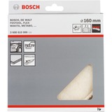 Bosch 3 608 610 000 suministro de pulido para herramienta rotativa, Rueda de esmeril 16 cm, Gris, Lana