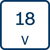 Bosch GDX 18V-285 Professional 06019J2204, Tornillo de percusión azul