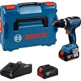 Bosch GSR 18V-65 Professional 2100 RPM Llave 1,06 kg Negro, Azul, Taladro/destornillador azul, Taladro de pistola, Llave, Negro, Azul, 2100 RPM, 550 RPM, 2100 RPM