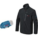 Bosch Heat+Jacket GHJ 12+18V Kit talla S, Ropa de trabajo negro