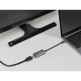 DeLOCK 62632 Adaptador gráfico USB 7680 x 4320 Pixeles Gris gris, USB Tipo C, Salida HDMI, 7680 x 4320 Pixeles