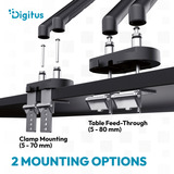 Digitus DA-90471, Soporte de monitor negro