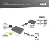 Digitus DN-95118, Inyector PoE gris