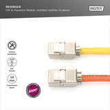 Digitus Módulo Keystone CAT 6A blindado sin herramientas 8 unidades 