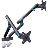 Digitus Soporte de monitor de diseño dual, 2x 35", 2x 10 kg negro