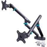 Digitus Soporte de monitor de diseño dual, 2x 35", 2x 10 kg negro