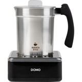Domo DO717MF espumador para leche Espumador de leche automático Negro, Acero inoxidable acero fino/Negro, Corriente alterna