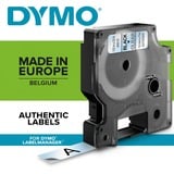 Dymo D1 etiquetas auténticas | rollo de 9 mm x 7 m | impresión negra sobre fondo blanco | autoadhesivas | para etiquetadoras LabelManager | 10 unidades, Cinta de escritura Blanco, Etiqueta para impresora autoadhesiva, 9 mm, 7 m, 300 g, 10 pieza(s)