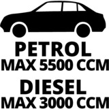 EINHELL Cables de arranque BT-BO 25/1 A LED SP negro/Rojo