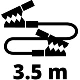 EINHELL Cables de arranque BT-BO 25/1 A LED SP negro/Rojo