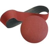 EINHELL Lijadora de disco y banda de pie TC-US 380, Lijadora de banda rojo/Negro