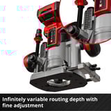 EINHELL TP-RO 18 Set Li BL - Solo, 4350410, Fresadora rojo
