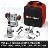 EINHELL TP-RO 18 Set Li BL - Solo, 4350410, Fresadora rojo
