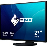 EIZO FlexScan EV2795-BK pantalla para PC 68,6 cm (27") 2560 x 1440 Pixeles Quad HD LED Negro, Monitor LED negro, 68,6 cm (27"), 2560 x 1440 Pixeles, Quad HD, LED, 5 ms, Negro