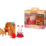 EPOCH Sylvanian Families - Set de escritorio de la hermana coneja de chocolate, Juegos de construcción 