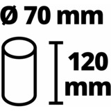 Einhell 2351135 accesorio y suministro de vacío Aspiradora de tambor Filtro, Filtros Aspiradora de tambor, Filtro, Negro, 10 L, Einhell, Einhell TE-VC 18/10 Li