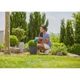 GARDENA Tijeras de césped a batería ComfortCut Li, 3,6Volt, juego con cuchillo para arbustos, Podadora turquesa/Negro