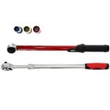 GEDORE juego para cambio de ruedas rojo, 5 piezas, Llave de torsión negro/Rojo