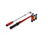 GEDORE juego para cambio de ruedas rojo, 5 piezas, Llave de torsión negro/Rojo