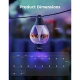 Govee Guirnaldas luminosas para exteriores con lámparas transparentes, Lichterkette 