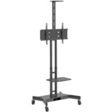 8209 soporte para monitor 139,7 cm (55") Negro Piso, Sistema de soporte