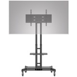 HAGOR 8209 soporte para monitor 139,7 cm (55") Negro Piso, Sistema de soporte negro, Independiente, 50 kg, 81,3 cm (32"), 139,7 cm (55"), 600 x 400 mm, Negro