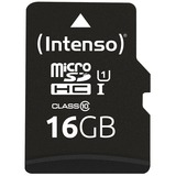 Intenso 3424470 memoria flash 16 GB MicroSD UHS-I Clase 10, Tarjeta de memoria negro, 16 GB, MicroSD, Clase 10, UHS-I, Class 1 (U1), Resistente a golpes, Resistente a la temperatura, Resistente al agua, A prueba de rayos X