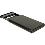 Inter-Tech 88884122 caja para disco duro externo Caja de disco duro (HDD) Negro 2.5", Caja de unidades negro, Caja de disco duro (HDD), 2.5", SATA, Serial ATA II, Serial ATA III, 10 Gbit/s, Conexión USB, Negro