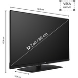 JVC LT-32VF5355 Televisor 81,3 cm (32") HD Smart TV Wifi Negro 250 cd / m², Televisor LED negro, 81,3 cm (32"), 1920 x 1080 Pixeles, HD, Smart TV, Wifi, Negro