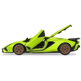 Jamara Lamborghini Sián FKP 37 modelo controlado por radio Coche de carreras de carretera Motor eléctrico 1:18, Radiocontrol verde/Negro, Coche de carreras de carretera, 1:18, 8 año(s), 2400 mAh, 360 g