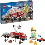 LEGO City 60282 Unidad de Control de Incendios, con Camión de Bomberos, Juegos de construcción con Camión de Bomberos, Juego de construcción, 6 año(s), Plástico, 380 pieza(s), 920 g