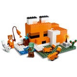 LEGO Minecraft 21178 El Refugio-Zorro, Juguete de Construcción para Niños, Juegos de construcción Juguete de Construcción para Niños, Juego de construcción, 8 año(s), Plástico, 193 pieza(s), 407 g