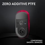 Logitech PRO X SUPERLIGHT 2, Ratones para gaming Magenta