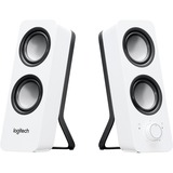 Logitech Z200 Blanco Alámbrico 5 W, Altavoces de PC blanco, 2.0 canales, Alámbrico, 5 W, 120 - 20000 Hz, Blanco