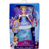 Mattel Disney Princesa muñeca de moda Cenicienta con vestido de baile encantador, Muñecos 