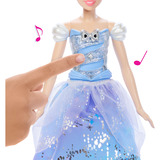 Mattel Disney Princesa muñeca de moda Cenicienta con vestido de baile encantador, Muñecos 