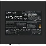 Montech MONTECH CENTURY II 750, Fuente de alimentación de PC plateado